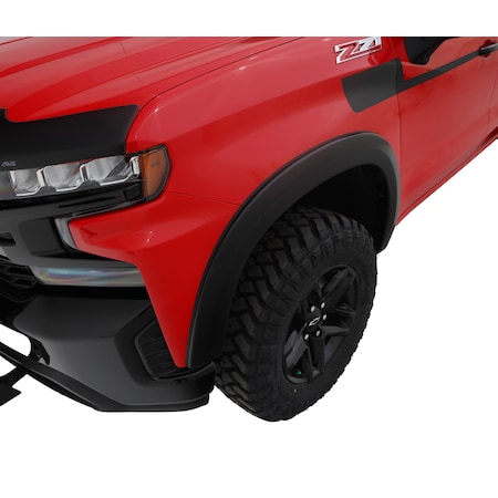 Bushwacker 19-C SILVERADO 1500 FENDER FLARE OE-STYLE 2PC BLACK 40153-02